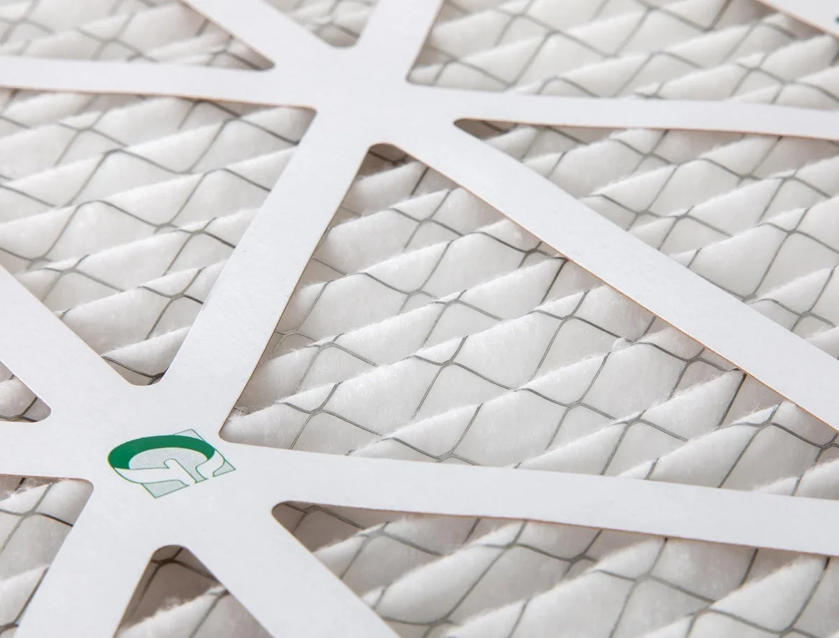 20x24x1 MERV 10 Pleated HVAC Air Filters by Glasfloss. ( Quantity 5 ) Exact Size: 19-3/8 x 23-3/8 x 7/8