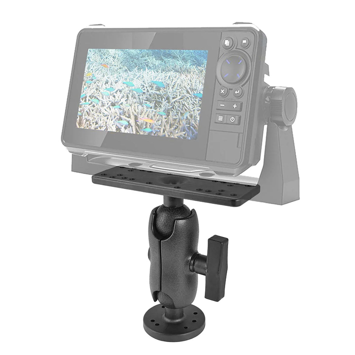 Portable Kayak Fishfinders Holder Fish Finder Ball Mount Base 360° Swivel Fish Finder Mount Fish Finder Kayak Accessory