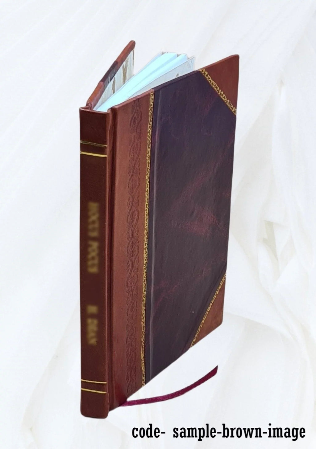 Sul gatto; cenni fisiologici e morali. Coll'appendice della Coda. 1859 [Leather Bound]