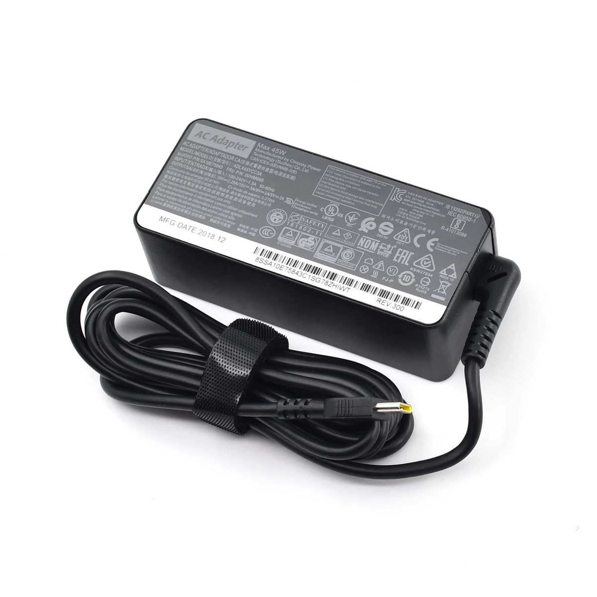 45W USB-C Laptop Charger ADLX45UDCK2A for Lenovo Chromebook 100e 2nd Gen - 81MB