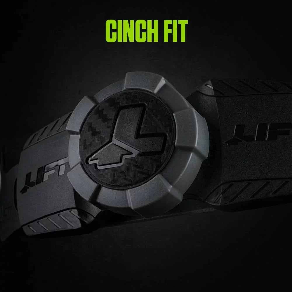 Lift Safety Hard Hat Dax Matte Black Carbon Fiber Cap Style