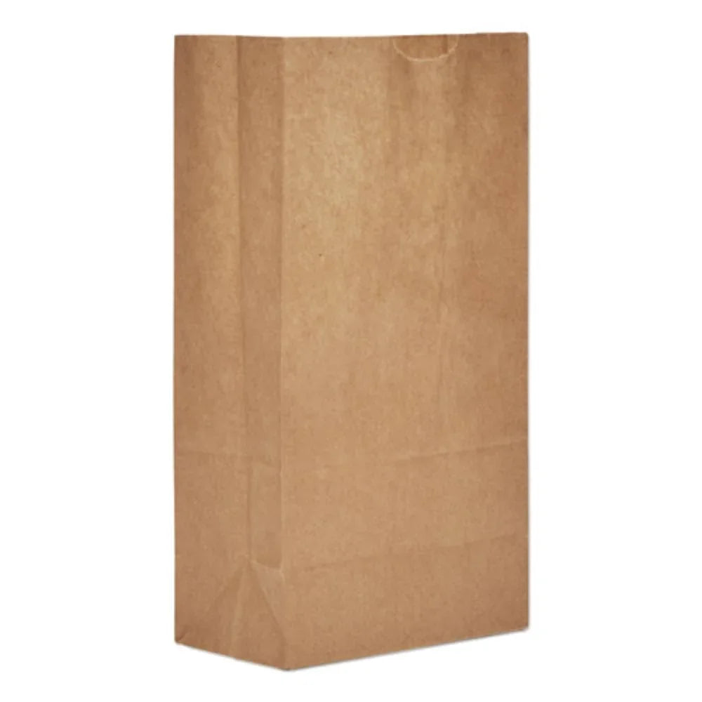 General #5 Paper Grocery, 50lb Kraft, Extra-Heavy-Duty 5 1/4x3 7/16 x10 15/16, 500 bags