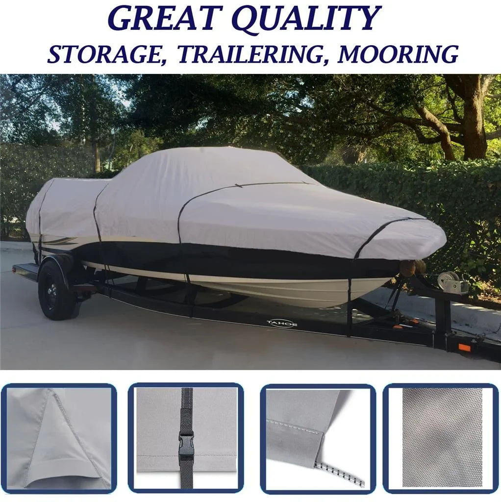BOAT COVER Compatible for Lund 2100V Baron Grand Sport 1993 1994 1995 STORAGE, TRAVEL, LIFT