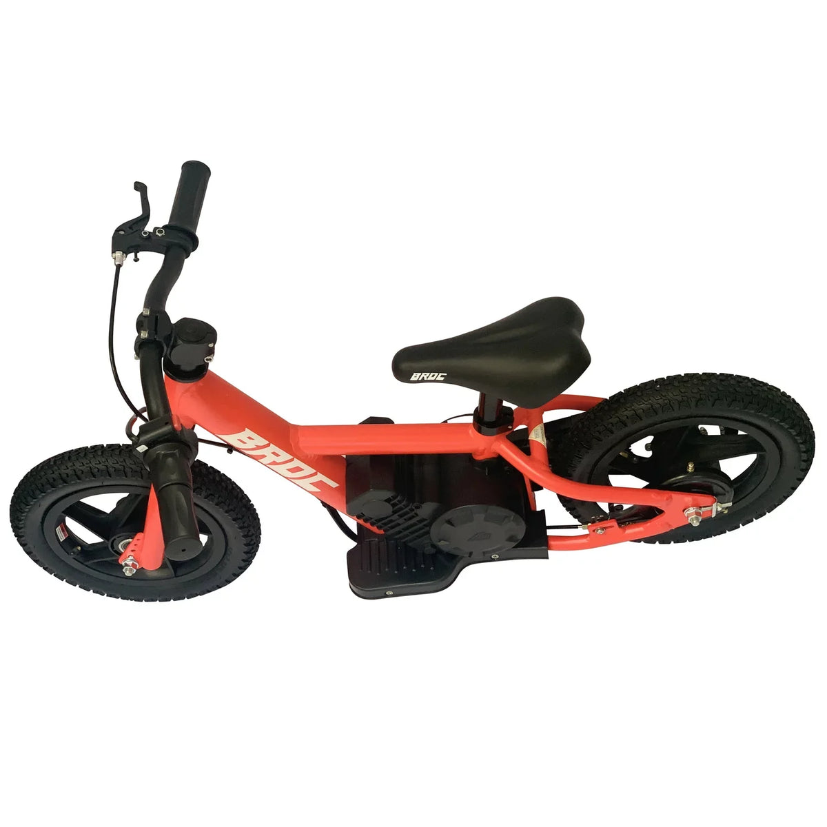 Broc Ebikes BROC Ebikes -D12 RED 12 in. Battery Powered Ebikes, Red